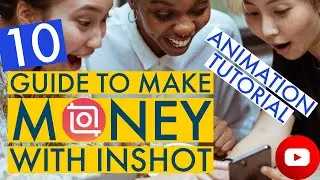 Animation tutorial with inshot video editor | How to make money with animated story on mobile