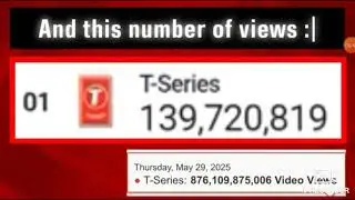 T-Series Hitting 140 Million Subscribers