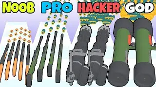 NOOB vs PRO vs HACKER vs GOD Merge Bullet All Levels