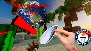 Minecraft pero con el mouse más pequeño del mundo!!!