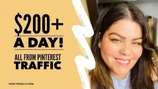 How To Make Money On Pinterest | How I Make $200 + A Day With Organic Pinterest Traffic