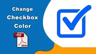 How to change tick mark color in pdf file (Prepare Form) using Adobe Acrobat Pro DC,