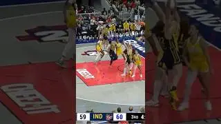 Caitlin Clark banks in a short jumper