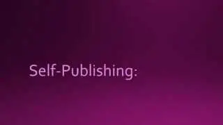 Self-Publishing Made Easy!