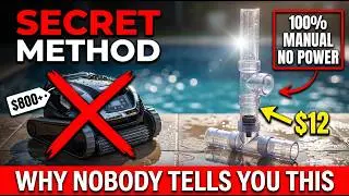 This $12 Vacuum Build Cleans Any Pool Floor — No Pump, No Filter, No Electricity.