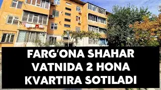 FARGʻONA  SHAHAR  VATNIDA  2  HONALIK KVARTIRA  SOTILADI  +998976626362