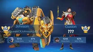 I FINALLY MET THE BEST GUSION IN RANKED!!😱 (enemy thought we're using cheat)