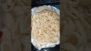 Романтический ужин. Быстро. Вкусно, как в ресторане. Ракушки с грибами и креветками