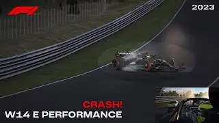 W14 2023 Mercedes CRASH in Nordschleife | F1 Assetto Corsa