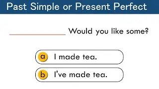 Past Simple or Present Perfect | Grammar Quiz | Grammar Test