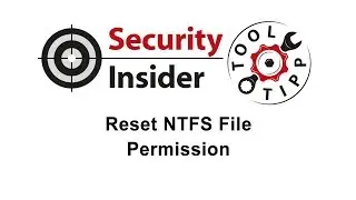 Tool-Tipp #16: Reset NTFS File Permission