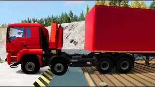 Trucks vs Speed Bumps & others 78 (BeamNG.drive)
