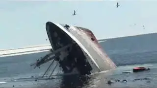 Катастрофа корабля на море