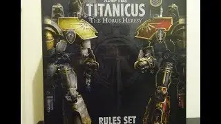 Adeptus Titanicus Rules Set unboxing