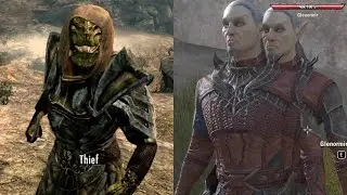 thief encounter in Skyrim vs thief encounter in Elder Scrolls Online