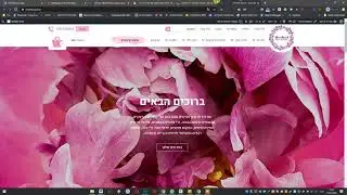 סרטון הדרכה לאתר של אורכיד פרחים
