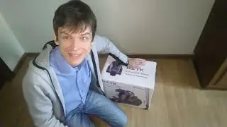 Розпакування Пилосос без мішка RZTK Cyclone EVO Purple з ROZETKA