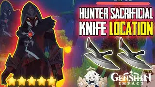 HUNTER AGENTS LOCATIONS + HUNTER'S SACRIFICIAL KNIFE LOCATIONS - GENSHIN IMPACT TIPS & TRICKS
