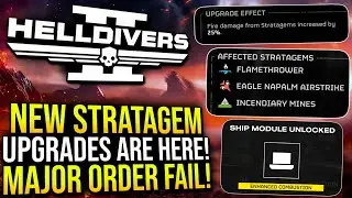 Helldivers 2 - New Stratagem Upgrades are INSANE, and More!
