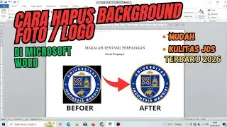HOW TO REMOVE A LOGO BACKGROUND IN WORD 2026 | THE LATEST EASY WAY TO REMOVE A LOGO BACKGROUND 2026🔥