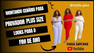 Looks Plus Size para o Natal e Ano Novo - Montando cenário para fotos