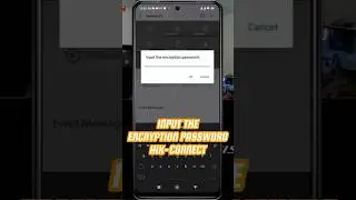 Input The Encryption Password Hik-Connect #cctv #hikvision #cctvcamera
