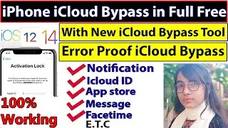 How to Bypass iPhone Activation Lock in Full Free | With New version iCloud Bypass Tool Error Proof