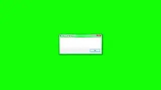 Windows Error Green Screen Template (HD) - No Copyright!