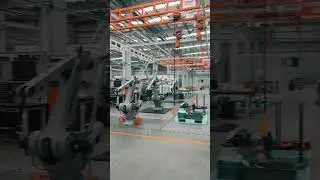 Comprehensive Smart Factory Showcase#industrialrobots #collaborativerobots #factory #robot