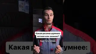 Какая резина шумнее: летняя или зимняя?