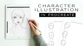 Character Illustration: Drawing a Female Character in Procreate