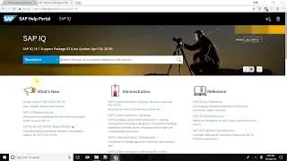 Step 1 - SAP IQ / SYBASE IQ Documentation