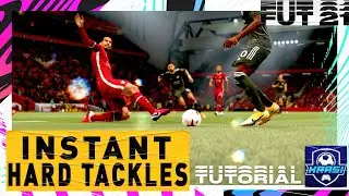 FIFA 21 NEW INSTANT HARD TACKLES TUTORIAL - HOW TO DEFEND WITH THE NEW INSANE DEFENDING TECHNIQUE!