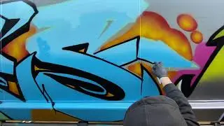 ALL NEW SDK VIDEO!! F**K THE AUTHORITY -Q Stompdown Killaz Graffiti Video