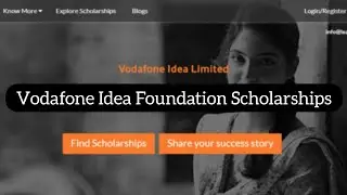 How To Apply Vodafone Idea Scholarship 2021 | Vodafone Idea Latest | Scholarship