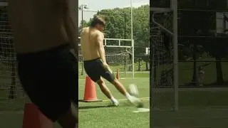 Which Shooting Technique Do You Prefer? #soccer #footballer #striker #soccerdrills #finishing #fyp