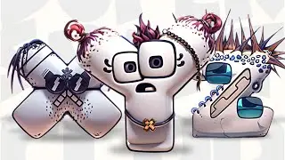 Complete Alphabet Lore XYZ get hairstyles! New 3D alternative looks