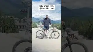 Bike check with Lucas Hupert 🔥How would you rate this build from 1-10? #titlemtb #mtb #crankworx