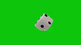 Dice Motion Green Screen - Free to Use No Copyright 4K