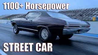 1100+ Horsepower STREET Car goes Drag Racing