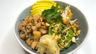 Delicious Salmon Poke Bowl