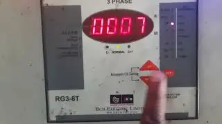 BCH power Factor Relay / Controller settings / Programming .