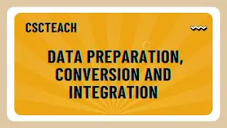 Data preparation conversion and integration in GIS