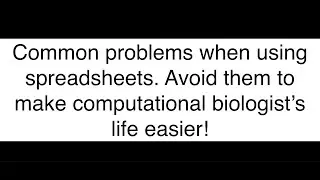Common Problems and Best Practices for Using Spreadsheets 👀