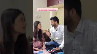 when he proves " We are pregnant " until the end ❤️😱 #pregnant #couplethings #couplegoals