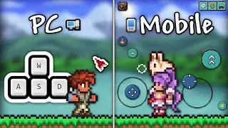 Terraria Mobile and PC version Comparison! v1.4.4.9