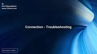 04 Oracle SQL   Connection Troubleshooting   Lesson 04