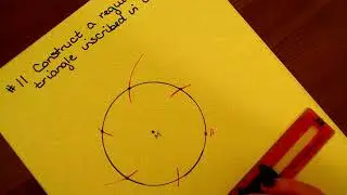 11 Regular triangle inscribed in circle