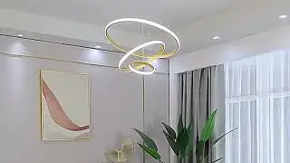 3 Ring LED Chandelier