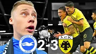 Europa League ISN'T Easy!! 👀 | Brighton VS AEK Athens | Match Day Vlog